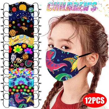 12PC Children Printed Reusable Washable mask Comfortable Sport Outdoor Kid Child Pattern Polyester Cotton mascherine Masque Maak
12PC Children Printed Reusable Washable mask Comfortable Sport Outdoor Kid Child Pattern Polyester Cotton mascherine Masque Maak