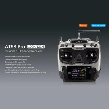 AT9S PRO Remote Controller and Receiver R9DS 2.4G DSSS&FHSS SBUS/PPM/PWM for FPV Racing Drone Quad Helicopter Fixed Wing
AT9S PRO Remote Controller and Receiver R9DS 2.4G DSSS&FHSS SBUS/PPM/PWM for FPV Racing Drone Quad Helicopter Fixed Wing