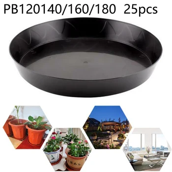 PB120-PB180 25PCS Black Sturdy Flower Pot Tray Container Saucer Injection- Molded For Home And Outdoor
PB120-PB180 25PCS Black Sturdy Flower Pot Tray Container Saucer Injection- Molded For Home And Outdoor