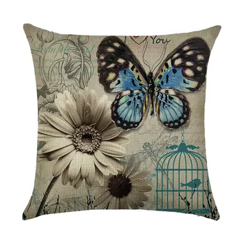 Butterfly Pattern Pillow Case Linen Home Fashion Waist Soft Room Sleeping Pillowcase 
Butterfly Pattern Pillow Case Linen Home Fashion Waist Soft Room Sleeping Pillowcase