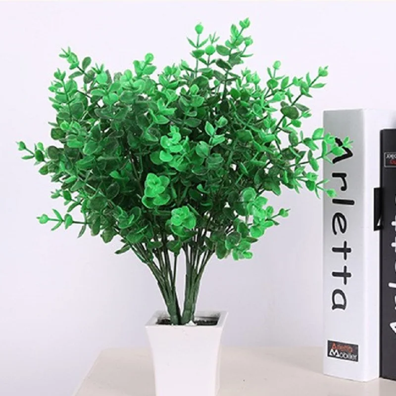 1 Bouquet Artificial Plants Plastic Green Leaves Grass Vivid Fake Leaf Artificial Flowers Household Store Wedding Home Decor
1 Bouquet Artificial Plants Plastic Green Leaves Grass Vivid Fake Leaf Artificial Flowers Household Store Wedding Home Decor