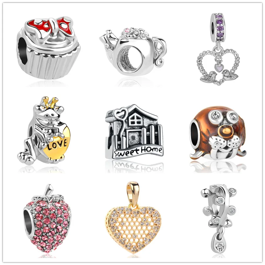 Watering-can Frog Sweet Home Strawlberry Enamel Crystal Beads Hanging Charm Fit Pandora Bracelets & Bangles Necklace DIY Jewelry 
Watering-can Frog Sweet Home Strawlberry Enamel Crystal Beads Hanging Charm Fit Pandora Bracelets & Bangles Necklace DIY Jewelry