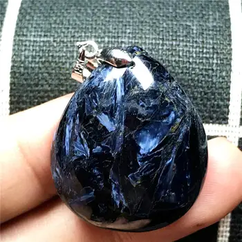 Top Natural Blue Pietersite Necklace Pendant For Woman Man Crystal 30x25x9mm Beads Water Drop Namibia Energy Stone Jewelry AAAAA
Top Natural Blue Pietersite Necklace Pendant For Woman Man Crystal 30x25x9mm Beads Water Drop Namibia Energy Stone Jewelry AAAAA