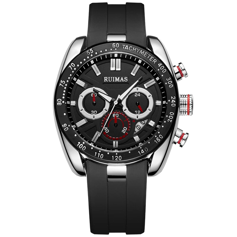 Ruimas Mens Watches Military Sport Quartz Watch Army Chronograph Dial Wristwatch Waterproof Durable Rubber Strap Horloges Mannen
Ruimas Mens Watches Military Sport Quartz Watch Army Chronograph Dial Wristwatch Waterproof Durable Rubber Strap Horloges Mannen