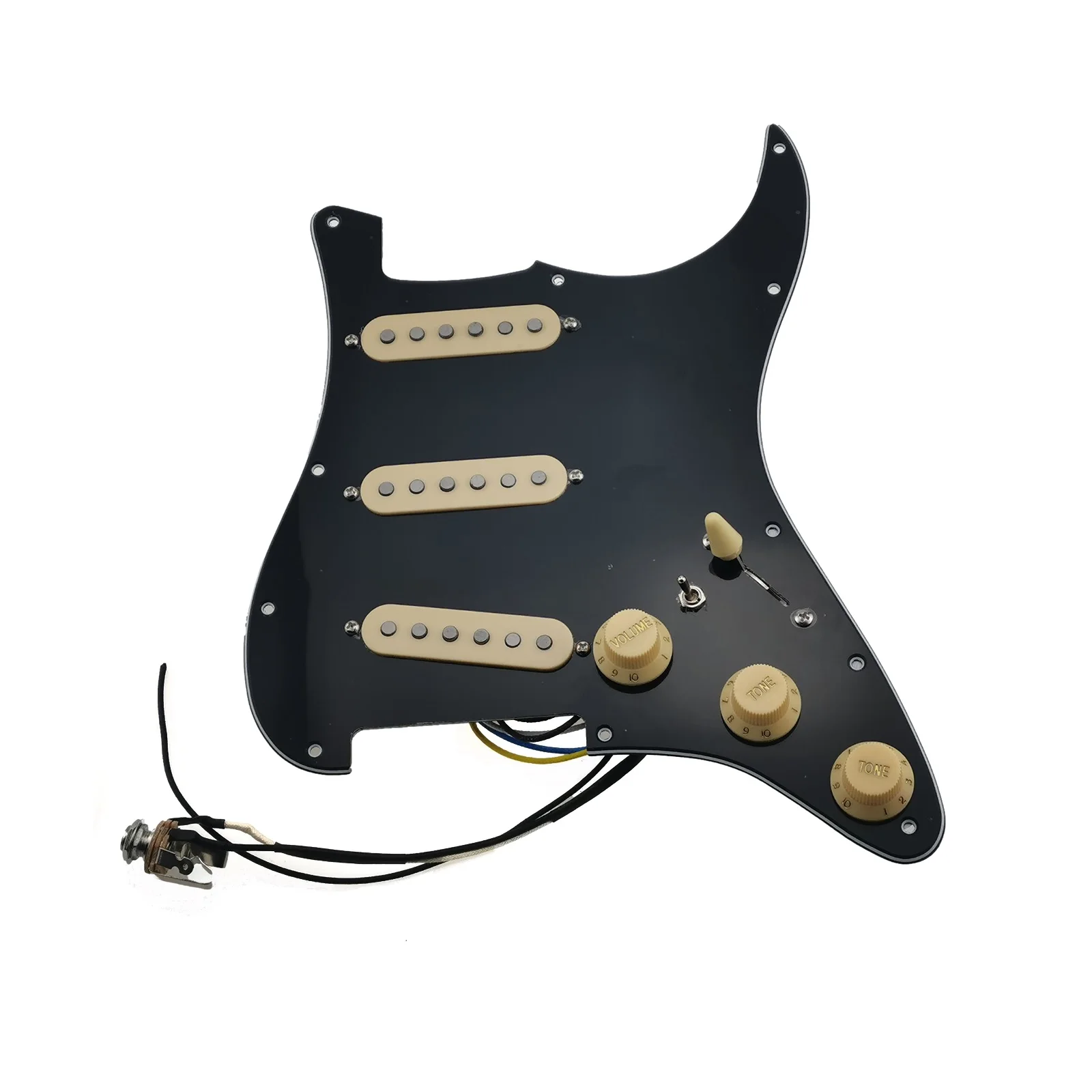 Пикапы для гитары SSS с одной катушкой Alnico 5 пикапов загруженные Pickguard/набор желтых колпачков для пикапа
Пикапы для гитары SSS с одной катушкой Alnico 5 пикапов загруженные Pickguard/набор желтых колпачков для пикапа