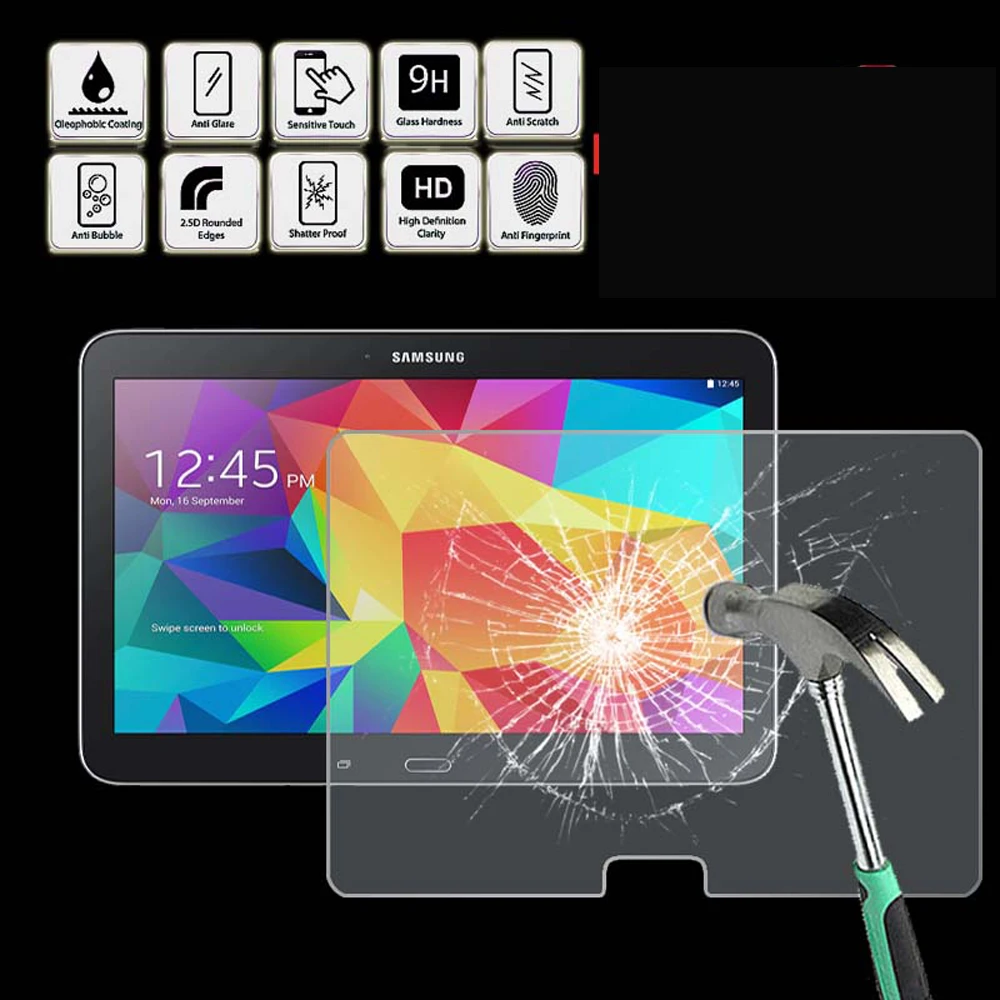 For Samsung Galaxy Tab 4 10.1 T530 T535 T533 T536 Tablet Tempered Glass Screen Protector Anti Fingerprint Proective Film
For Samsung Galaxy Tab 4 10.1 T530 T535 T533 T536 Tablet Tempered Glass Screen Protector Anti Fingerprint Proective Film