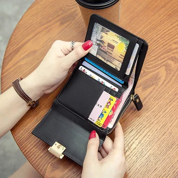 Luxury Small Wallet Women Unique Designer Coin Zipper Genuine Leather Wallet Women Folding Card Cartera Mujer Purses DE60NQB
Luxury Small Wallet Women Unique Designer Coin Zipper Genuine Leather Wallet Women Folding Card Cartera Mujer Purses DE60NQB