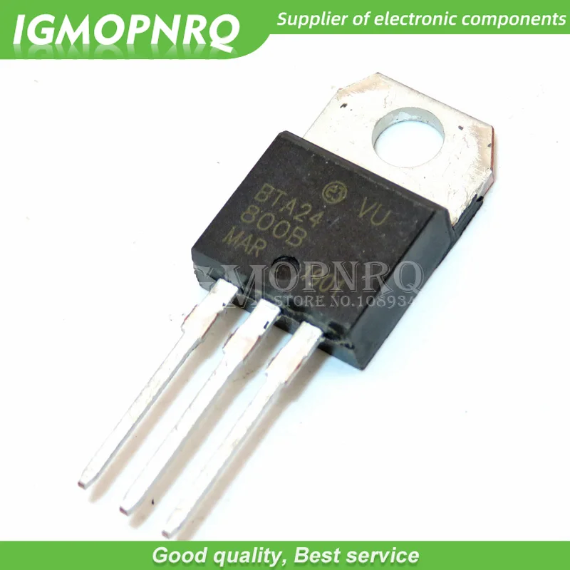 10 шт BTA24-800B BTA24 BTA24-800 Triacs 25 AMP 800 вольт TO-220 новый оригинальный | Электронные