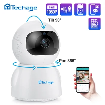 Techage 1080P Wireless IP Camera Baby Monitor 2MP Indoor Dome CCTV Video Surveillance Two-way Audio Home Security Wifi Camera
Techage 1080P Wireless IP Camera Baby Monitor 2MP Indoor Dome CCTV Video Surveillance Two-way Audio Home Security Wifi Camera