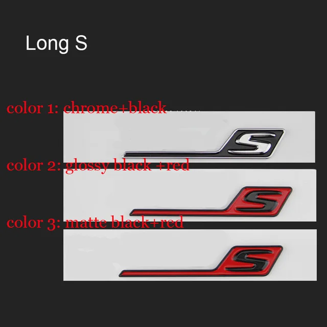 Long S Emblem for Mercedes Benz AMG GT GT43 GT50 GTR GTS GTC C63S E63S GLC63S GLE63S Emblem Car Styling Trunk Sticker
Long S Emblem for Mercedes Benz AMG GT GT43 GT50 GTR GTS GTC C63S E63S GLC63S GLE63S Emblem Car Styling Trunk Sticker