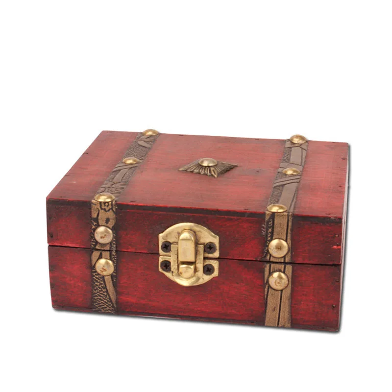 Retro Treasure Chest Vintage Wooden Storage Box Antique Style Organizer for Wardrobe Jewerly Box Trinket Box
Retro Treasure Chest Vintage Wooden Storage Box Antique Style Organizer for Wardrobe Jewerly Box Trinket Box