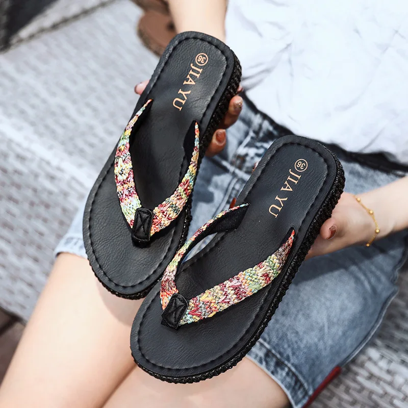 Flip-flops Women's New Style Network Infrared Wear Thick Bottomed Sandals Summer Flip-flop Sandals Bohemian WOMEN'S Shoes
Flip-flops Women's New Style Network Infrared Wear Thick Bottomed Sandals Summer Flip-flop Sandals Bohemian WOMEN'S Shoes