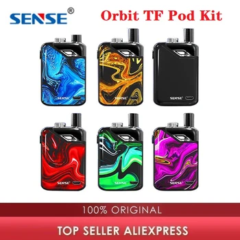 

Original Sense Orbit TF Pod System Vape Kit with 1100mAh Battery & 3ml Pod MTL / DL Vaping Electronic Cigarette Vs Drag Nano