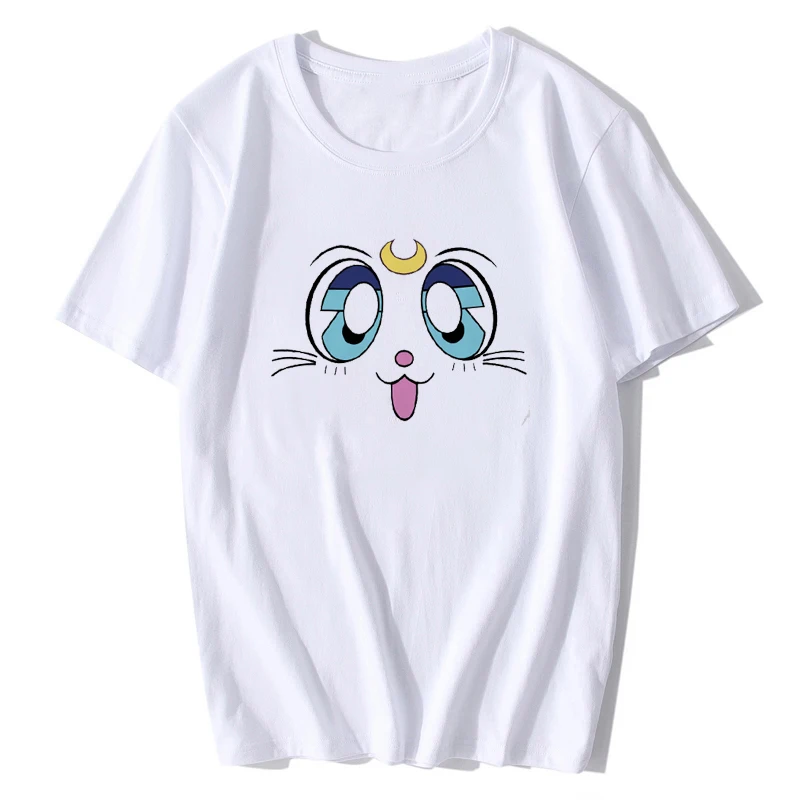 Sailor Moon Eye Футболка женская футболка Harajuku японская аниме Сейлор Мун одежда Женская