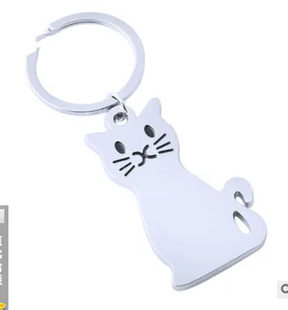 Fashion Metal jewelry animal series glossy cat key chain Key ring Male and female pendants For Peugeot Audi BMW car styling 
Fashion Metal jewelry animal series glossy cat key chain Key ring Male and female pendants For Peugeot Audi BMW car styling