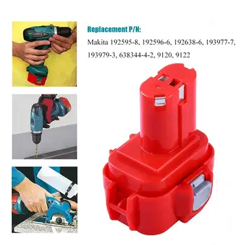 9.6V 3.6Ah Ni-Mh Battery Replacement for Makita 9100/9120 / 9122/192595-8 PA Replacement Charger Adapter
9.6V 3.6Ah Ni-Mh Battery Replacement for Makita 9100/9120 / 9122/192595-8 PA Replacement Charger Adapter