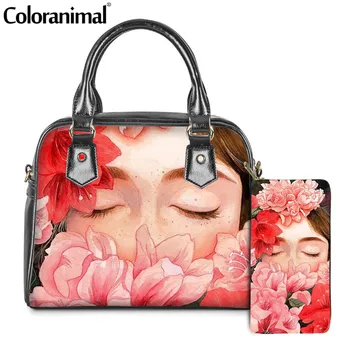 Coloranimal Pretty Girl With Flower Printed Tote Handbags for Ladies Leather Top-Handle Bags&Purse Women Shoulder Crossbody Bags
Coloranimal Pretty Girl With Flower Printed Tote Handbags for Ladies Leather Top-Handle Bags&Purse Women Shoulder Crossbody Bags