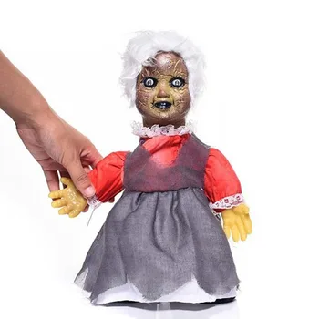 Halloween Scary Doll Ghost Ornament Creepy Halloween Haunted House Props Electric Walking Doll Toys Party Favors Children Gift 
Halloween Scary Doll Ghost Ornament Creepy Halloween Haunted House Props Electric Walking Doll Toys Party Favors Children Gift