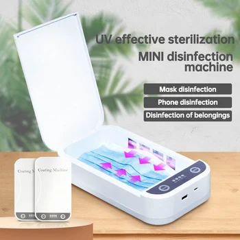 Portable UV Sterilization Box Ultraviolet Disinfection Box Masks Sterilizer Box Home Storage Case for Jewelry Watch Phone Keys
Portable UV Sterilization Box Ultraviolet Disinfection Box Masks Sterilizer Box Home Storage Case for Jewelry Watch Phone Keys