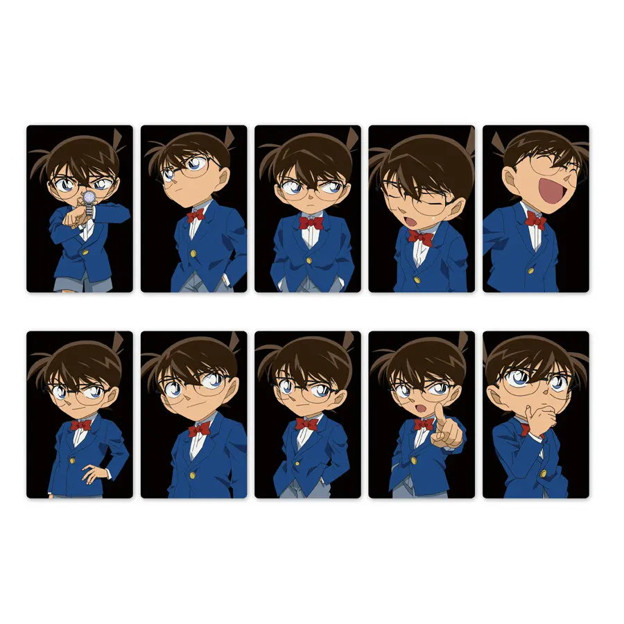 10pcs New Anime Detective Conan Card Stickers DIY Waterproof Scrub Card Sticker Kids Sticker Toys Collection Gift
10pcs New Anime Detective Conan Card Stickers DIY Waterproof Scrub Card Sticker Kids Sticker Toys Collection Gift