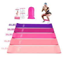 Set of 5 Resistance Loop Exercise Bands Home Workout Training Rubber Bands Fitness Gum with Instruction Guide and Carry Bag
Set of 5 Resistance Loop Exercise Bands Home Workout Training Rubber Bands Fitness Gum with Instruction Guide and Carry Bag