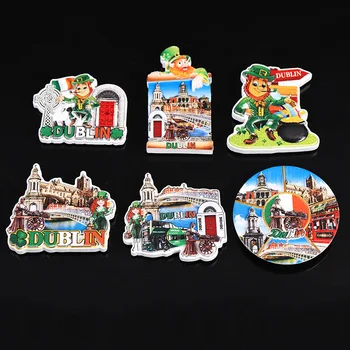 Refrigerator Magnets Sticker Ireland Landmark Creative Dublin Resin Fridge Magnet Set Country Travel Souvenir Home Decoration
Refrigerator Magnets Sticker Ireland Landmark Creative Dublin Resin Fridge Magnet Set Country Travel Souvenir Home Decoration