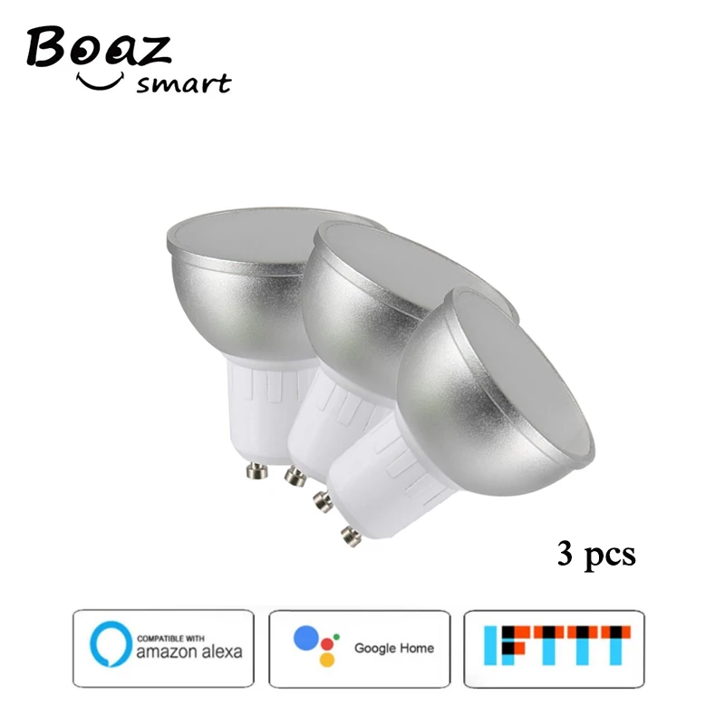 Smart Wifi Gu10 LED BulbTuya Smart Life APP Remote Control Alexa Google Home Assistant IFTTT RGBW LED Light Dimmer Lamp
Smart Wifi Gu10 LED BulbTuya Smart Life APP Remote Control Alexa Google Home Assistant IFTTT RGBW LED Light Dimmer Lamp