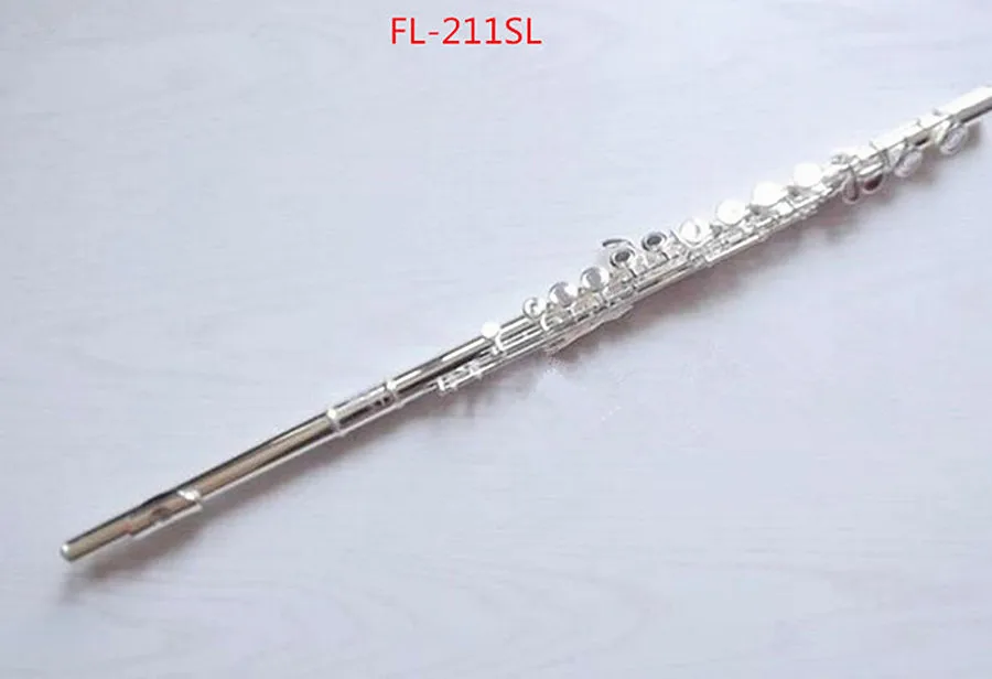 Высококачественная Серебряная флейта FL211SL модель музыкальный инструмент 16 на C