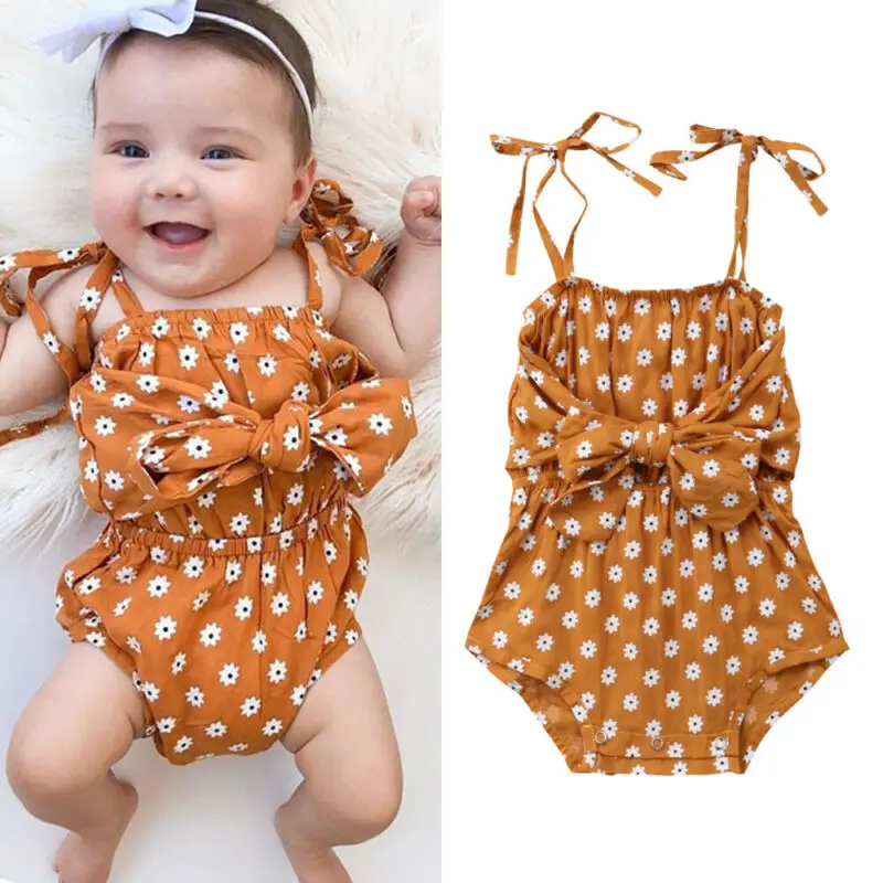 Newborn Baby Girl Strap Bowknot Floral Romper Polka Dot Jumpsuit Outfits Sunsuit
Newborn Baby Girl Strap Bowknot Floral Romper Polka Dot Jumpsuit Outfits Sunsuit