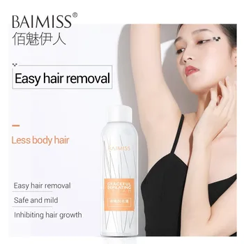 BAIMISS Hair Removal Cream Painless Permanent Muse Spray Hair Depilatory wax Graceful Depilating Super Natural Depilation 120g
BAIMISS Hair Removal Cream Painless Permanent Muse Spray Hair Depilatory wax Graceful Depilating Super Natural Depilation 120g