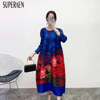 SuperAen Europe Fashion Women Dress 2020 Spring New Loose Pluz Size Ladies Dress Three Quarter Sleeve Women Clothing
SuperAen Europe Fashion Women Dress 2020 Spring New Loose Pluz Size Ladies Dress Three Quarter Sleeve Women Clothing