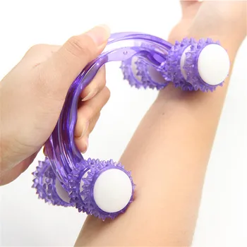 1PC Eight Roller Wheels Full-body Plastic Roller Pain Relief Handle Cell Roller Hand Massage Tool Face Hand Foot Back Therapy
1PC Eight Roller Wheels Full-body Plastic Roller Pain Relief Handle Cell Roller Hand Massage Tool Face Hand Foot Back Therapy