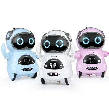 Mini Pocket RC Robot Talking Interactive Dialogue Voice Recognition Record Singing Dancing Telling Story Mini RC Robot Toys Gift
Mini Pocket RC Robot Talking Interactive Dialogue Voice Recognition Record Singing Dancing Telling Story Mini RC Robot Toys Gift