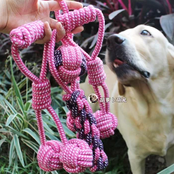5 toy set pet bite knot interactive cotton rope grinding stick golden Labrador Teddy bite rubber ball
5 toy set pet bite knot interactive cotton rope grinding stick golden Labrador Teddy bite rubber ball