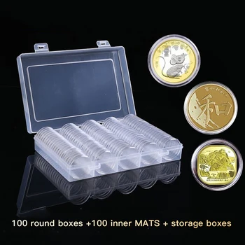 Coin Collection Storage Box Commemorative Coin Protection Box Clear Round Coin Capsules Containers Protector Box Storage Tool
Coin Collection Storage Box Commemorative Coin Protection Box Clear Round Coin Capsules Containers Protector Box Storage Tool