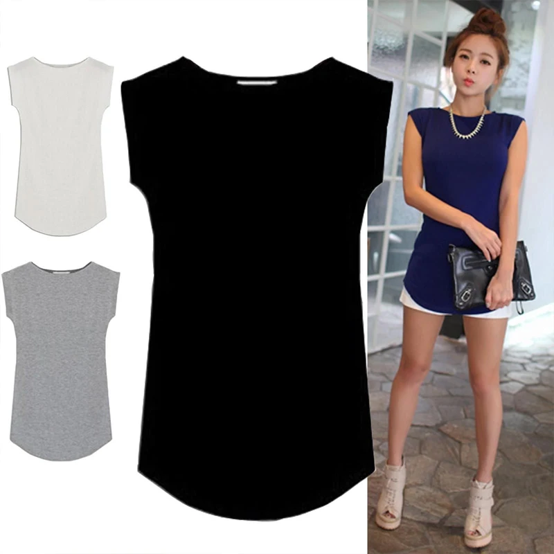 Summer Women Casual Sleeveless Solid Tshirt Modal Cap Sleeve Slim O-Neck Tees T Shirt Tops Vest Tank Top
Summer Women Casual Sleeveless Solid Tshirt Modal Cap Sleeve Slim O-Neck Tees T Shirt Tops Vest Tank Top