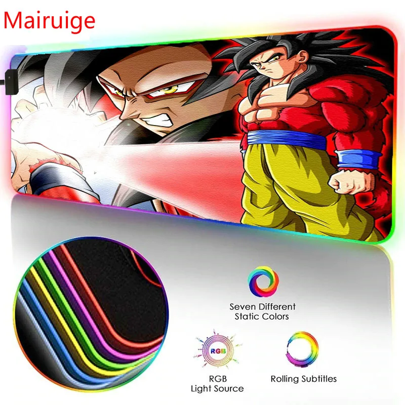 Mairuige Anime Mouse Pad RGB Dragon Ball Large Mouse Pad LED Luminous Color Lighting Computer Notebook Office Game Accessories
Mairuige Anime Mouse Pad RGB Dragon Ball Large Mouse Pad LED Luminous Color Lighting Computer Notebook Office Game Accessories