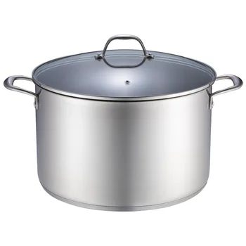 Stainless steel binary soup pot 304 thick German handicraft a complex background inductive
Stainless steel binary soup pot 304 thick German handicraft a complex background inductive