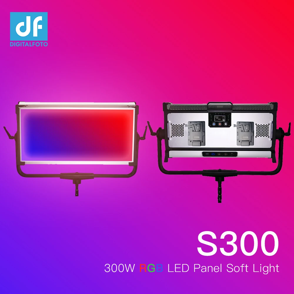 Фото Полноцветная светодиодная RGB-панель S300W непрерывное освещение 2800-9990k управление