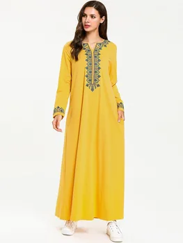 Muslim Abaya Dress Women Embroidery Big Swing A-line Maxi Hijab Dresses Turkey Caftan Long Robe Kimono Dubai Islamic Clothes 4XL
Muslim Abaya Dress Women Embroidery Big Swing A-line Maxi Hijab Dresses Turkey Caftan Long Robe Kimono Dubai Islamic Clothes 4XL