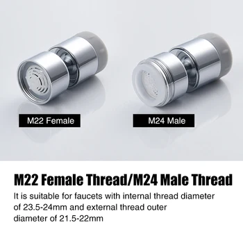 Tap Connector Faucet Aerator Bubbler 360 Degree Rotation Durable Water Saving Easy Install Splash Proof Home Kitchen Filter Tip 
Tap Connector Faucet Aerator Bubbler 360 Degree Rotation Durable Water Saving Easy Install Splash Proof Home Kitchen Filter Tip