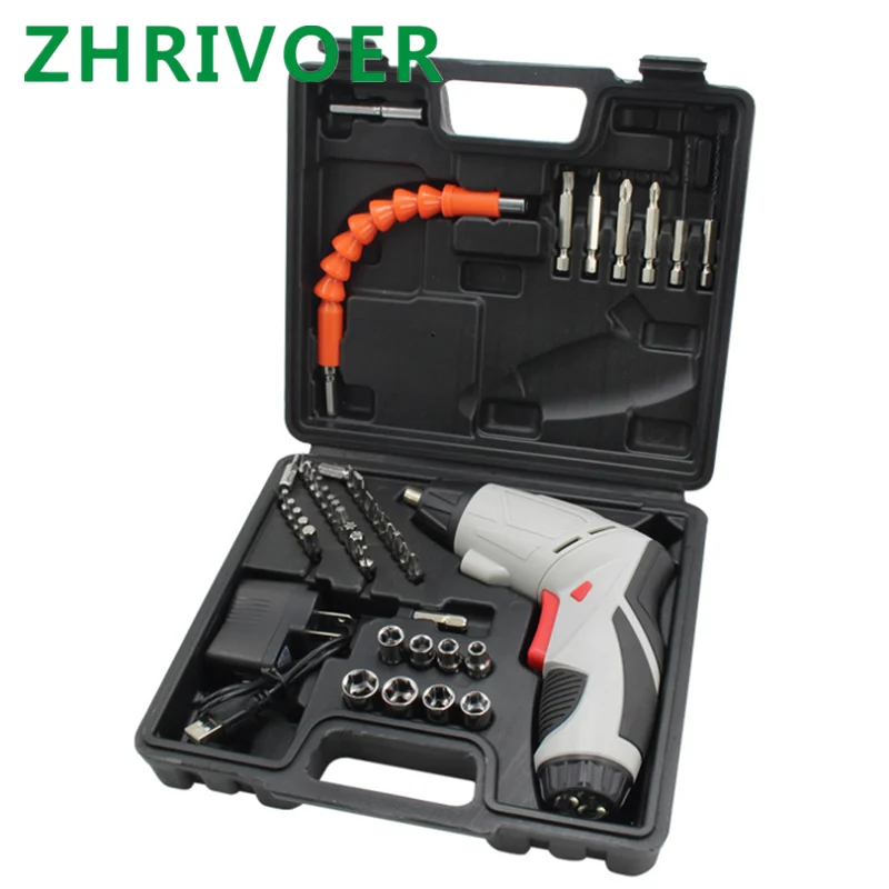 Mini electric screwdriver, rechargeable screwdriver, lithium battery driver, positive and reverse speed regulating hand drill
Mini electric screwdriver, rechargeable screwdriver, lithium battery driver, positive and reverse speed regulating hand drill