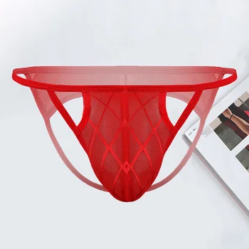 Men's Sexy Elastic Jockstrap Underpants Breathable Briefs Low Rise Underwear Hollow Men's Triangle Underwea
Men's Sexy Elastic Jockstrap Underpants Breathable Briefs Low Rise Underwear Hollow Men's Triangle Underwea