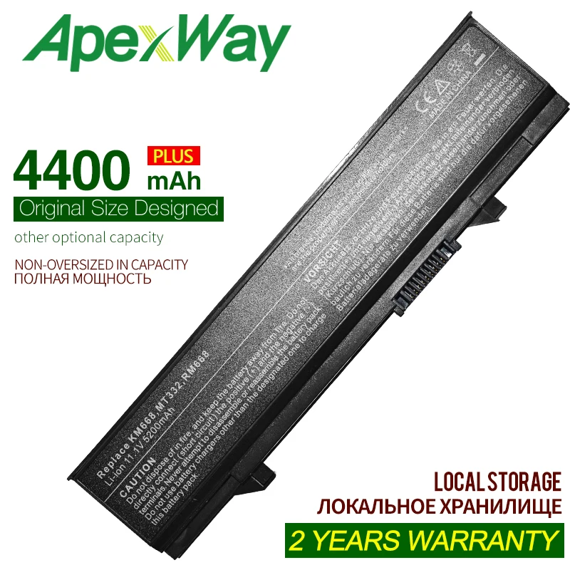 ApexWay 4400 мАч 11 1 В ноутбука Батарея для DELL E5440 E5540 3K7J7 970V9 9TJ2J VV0NF 451-BBID 312-1351 TU211 451-BBIE 451-BBIF