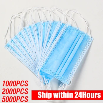 Disposable Protective Face Mouth Masks 3 Laye Mask dust protection Elastic Ear Loop Disposable Dust Filter Safety Mask Anti-Dust
Disposable Protective Face Mouth Masks 3 Laye Mask dust protection Elastic Ear Loop Disposable Dust Filter Safety Mask Anti-Dust
