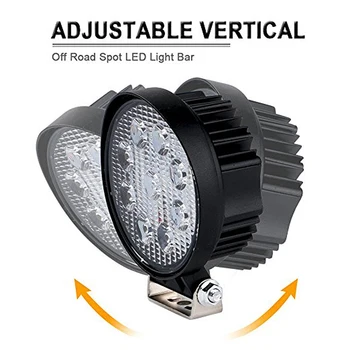 4 Inch 12V/24V 27W Hi-power Universal Work Light Waterproof Circular LED Work Light for Motorcycle Tractor Boat Accessories
4 Inch 12V/24V 27W Hi-power Universal Work Light Waterproof Circular LED Work Light for Motorcycle Tractor Boat Accessories