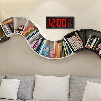Large Sn Big Electronic Wall Clock Desktop Led Digital Calendar Clock Thermometer Daylight Saving For Kitchen Clock Mural Eu
Large Sn Big Electronic Wall Clock Desktop Led Digital Calendar Clock Thermometer Daylight Saving For Kitchen Clock Mural Eu