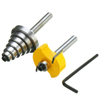 3pcs/set Router Bit Seven Bearings Rabbet Router Shank Trimmer Wood Working Tool
3pcs/set Router Bit Seven Bearings Rabbet Router Shank Trimmer Wood Working Tool