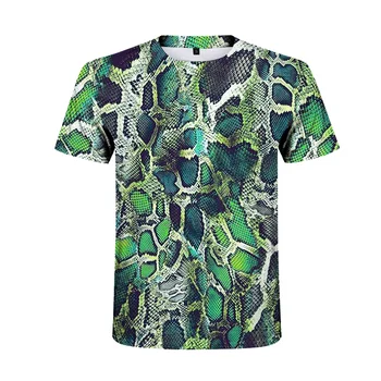 New Arrival Snakeskin Printed T-shirt Men Summer Fashion Short Sleeve O-neck Hip Hop Streetwear Couple Hipster Casual Tee Tops
New Arrival Snakeskin Printed T-shirt Men Summer Fashion Short Sleeve O-neck Hip Hop Streetwear Couple Hipster Casual Tee Tops