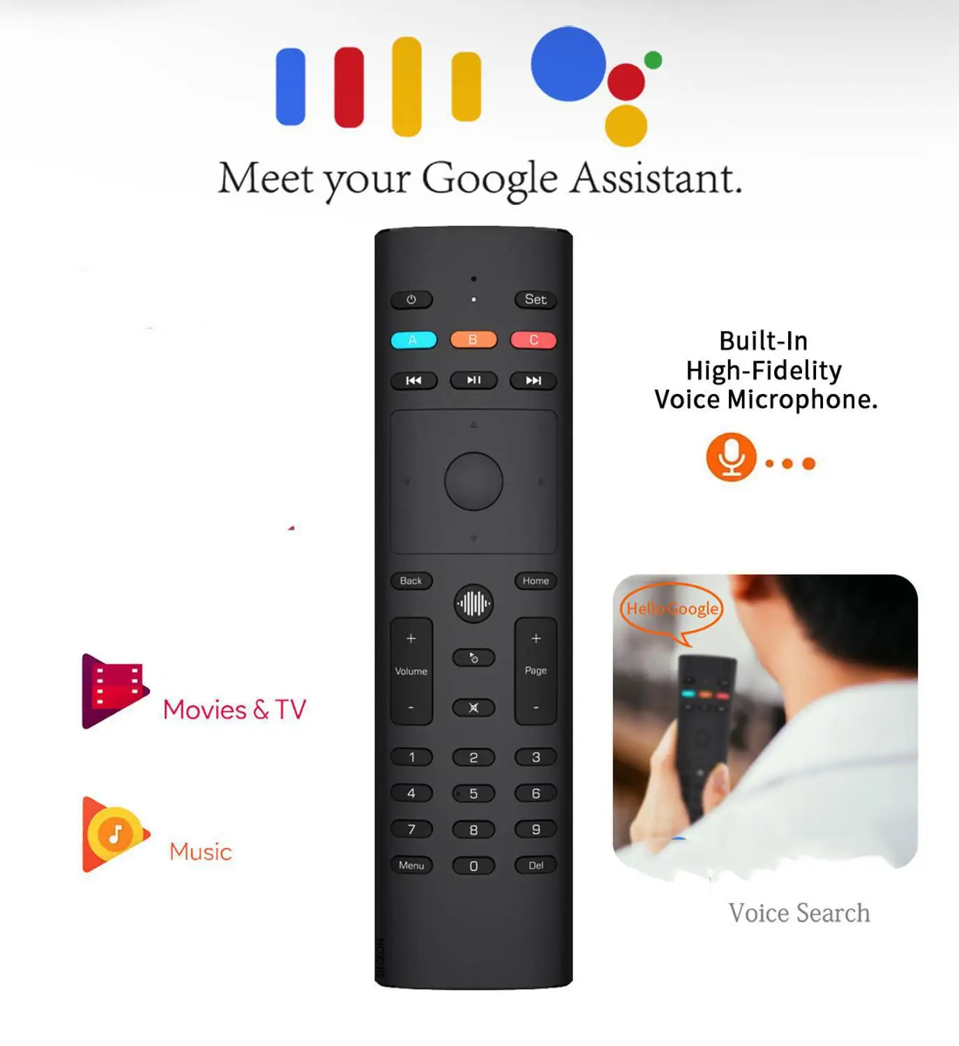 G40s Air Mouse Voice Gyro Remote Control 2.4G Wireless 33 Key IR Learning For Apple TV For Vizio For Roku Android TV Box VS G50s
G40s Air Mouse Voice Gyro Remote Control 2.4G Wireless 33 Key IR Learning For Apple TV For Vizio For Roku Android TV Box VS G50s